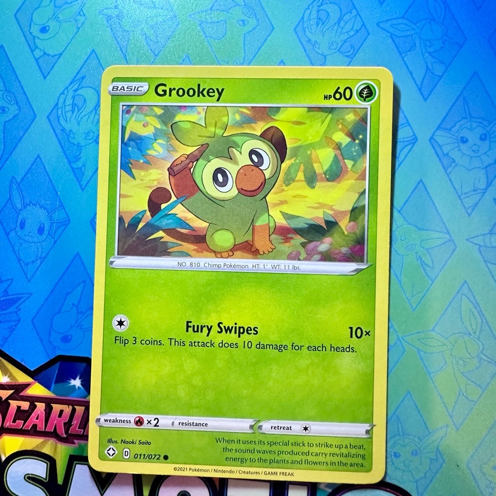 grookey (011/072) - common — pokémon: shining fates